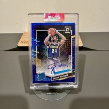 2023-24 Optic Jalen Pickett RC Rated Rookie Blue Mojo Auto 1/24 FOTL One Of 1/1