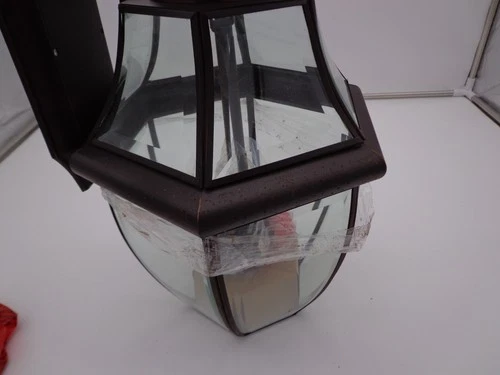 Quoizel Newbury 20" Tall outdoor Wall Sconce 2 light Medici Bronze NY8317Z - Picture 7 of 9