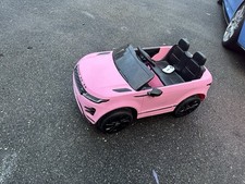 Keyni Kids Licensed Range Rover Evoque 12v Electric Battery Ride on Car - Pink