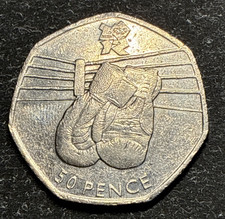 London 2012 Olympic Boxing 50p Circulated Coin Rarest #12 of 29 - Available on eBay