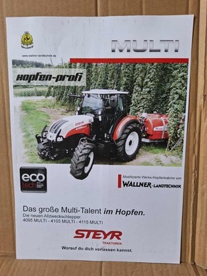 Steyr Multi Brochure Tractor Tractor
