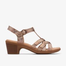 Clarks Originals Womens Emily2 Rose Metallic 26187033