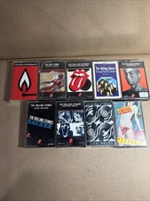 Rolling Stones Lot Of 9 Cassette Tapes, Good Cond Various Albums