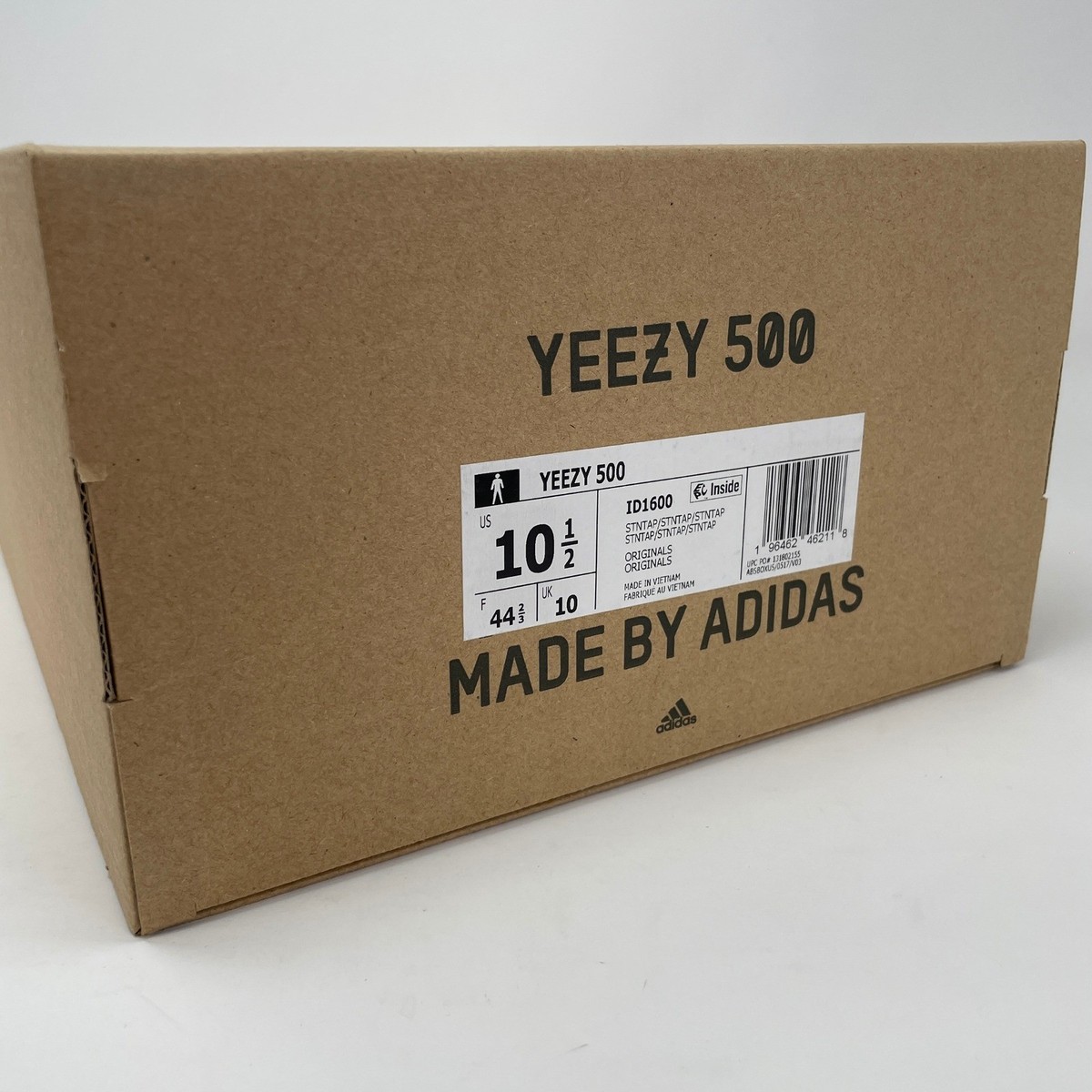 ｄ Adidas Yeezy 500 Stone Taupe Mens Sneakers ID1600 Grey Gum Sole