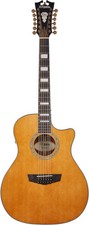 D'Angelico Premier Fulton 12-string Acoustic-electric Guitar - Vintage Natural