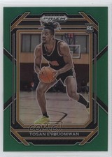2023-24 Panini Prizm Draft Picks Green Prizm Tosan Evbuomwan #11 00gy