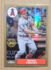 2022 Topps Chrome - 1987 Topps Baseball Mike Trout #87BC-1
