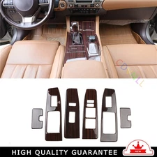 Inner Glass Window Lifting Switch Panel Trim For Lexus ES 2013-18 Red Peach Wood