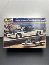 Revell 85-7666 Custom Silverado and Waverider Boat Model kit Vintage Rare Sealed
