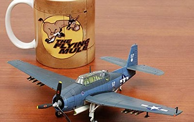 Hobby Master Grumman Tbf Avenger Usn Vt-2 weiß 97'' Uss Hornet Battle Of Th