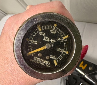 #ad #ad Aqua Lung Regulator With Pressure Gauge Vintage Untested $50.00