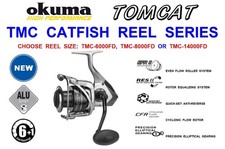 OKUMA TOMCAT CATFISH REEL SEA FISHING SURF SALTWATER SPINNING REEL BASS PIKE