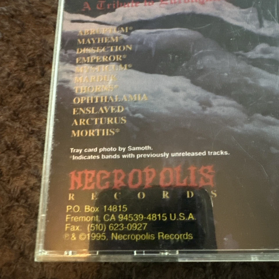 Nordic Metal A Tribute To Euronymous CD ORIG. 1995 Necropolis NR009 Mayhem OOP! - Image 3 of 4