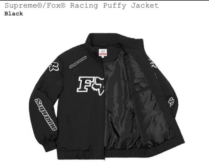 Supreme®/Fox® Racing Puffy Jacket シュプリーム