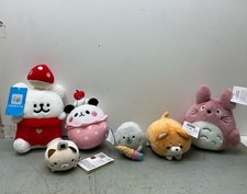 Lot of Six Assorted Plush Dolls