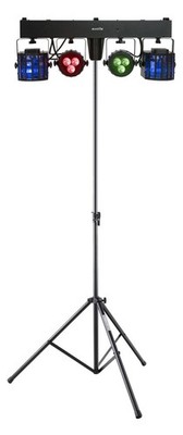 Eurolite LED KLS-120 Laser FX II Set Lichtset Derby Laser DMX RGBW LED DJ Stativ
