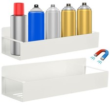 2Pcs Magnetic Aerosol Spray Can Holder Wall Mounted Spray Bottle Rack for Garage