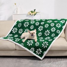 Waterproof Blanket Dog Cat/Adult Cute 3D Textured Flower Dog Blanket Bed Couch