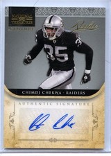 2011 NATIONAL TREASURES CHIMDI CHEKWA ROOKIE AUTOGRAPH 27/49 #221