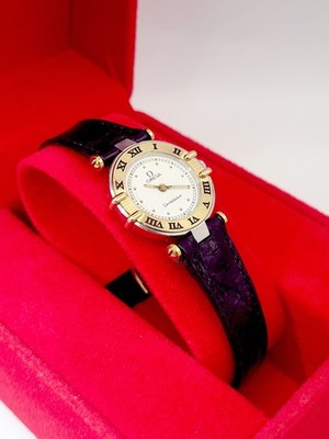 SWISS [N. MINT] 1980's Omega Constellation 22mm Women's Watch 