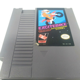 Excitebike -- NES Nintendo Authentic Original Racing Game TESTED