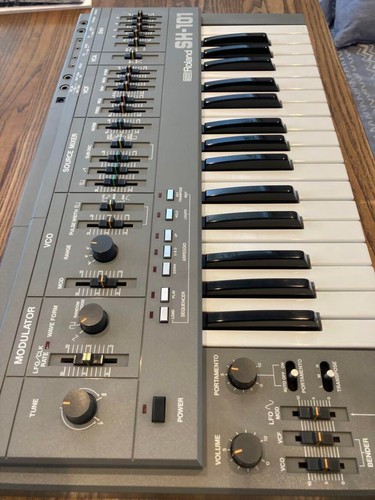 Roland SH-101 Vintage Monophonic Analogue Synthesizer Japan #N794 - Picture 6 of 10