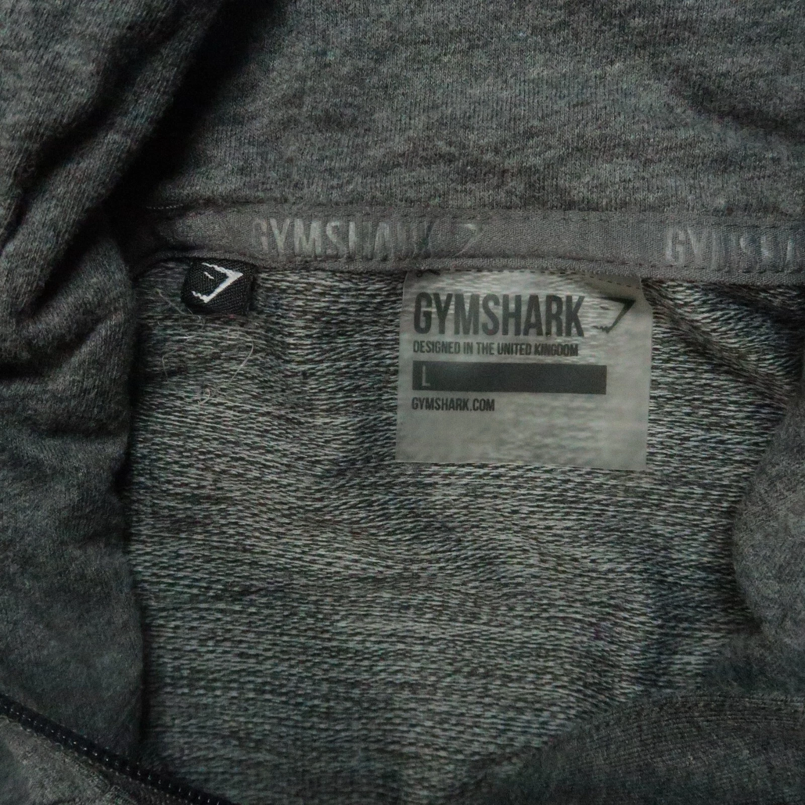 gymshark full zip pockets hooded fitness running gym hoodie
