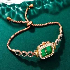 Elegant 6-Piece Rhinestone Quartz Watch and Jewelry MFQ185258