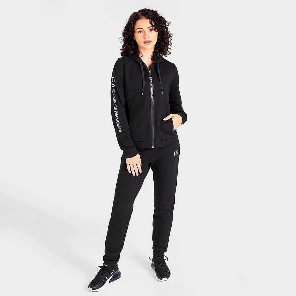 WOMENu0026#039;S EMPORIO ARMANI EA7 FULL-ZIP HOODIE AND JOGGER PANTS SET | eBay
