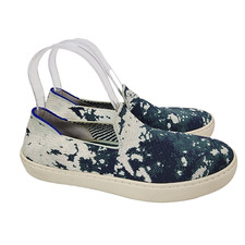 Rothy's shoes Sea Green Shibori Original Slip On Sneaker green 7.5 digital camo