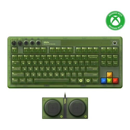 8BitDo Retro 87 Mechanical Keyboard with RGB Backlight, Bluetooth/2.4G/USB-C - Picture 16 of 18