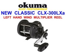 OKUMA CLASSIC CLX 300LXa LEFT HAND MULTIPLIER REEL LEVEL WIND SEA SURF FISHING