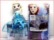5 Piece - Disney FROZEN II COMFORTER  SHEET Set  ELSA Plush Doll - TWIN
