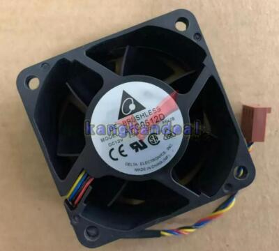 1PC For Delta AFC0612D 12V PWM server chassis cooling fan 6cm 4-wire 0.60A 6025