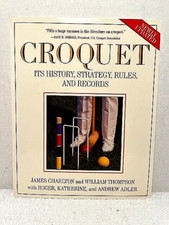 CROQUET ITS HISTORY STRATEGY RULES  RECORDS Charlton Game Instruction Book