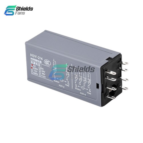 DC12/24V AC220V Adjustable Digital Time Relay Cycle Time Control Timer w/Base . - Picture 14 of 30