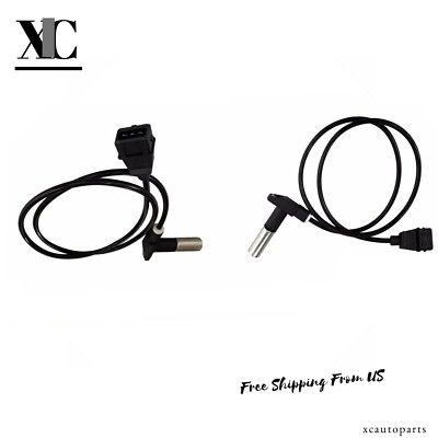 Set of 2 Crankshaft Sensor 91160621501 for Porsche 911 1983-1989