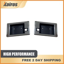 Fits 1981-1987 Chevrolet Gmc Truck Left Right Interior Door Handle Bezels