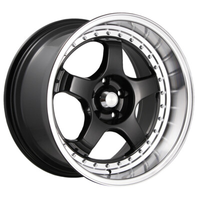 KONIG SSM Rim 18X8 5X114.3 Offset 35 Gloss Black w/Machined Lip (Quantity of 1)