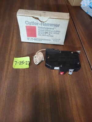 New Cutler Hammer CHB130GF 1 Pole 30 Amp 120V Circuit Breaker ''