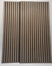 Art3d 2 Wood Slat Acoustic Panels for Wall and Ceiling 3D Fluted Sound Panel 