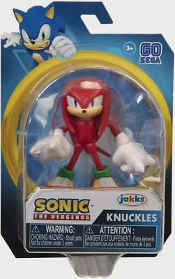 NIB Jakks Sonic the Hedgehog 2 1/2'' Knuckles Action Mini Figure Toy