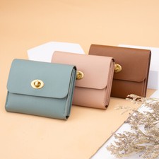 Leather Card Holder Wallet Credit Card Holder Small Wallet Coin Purse for Women