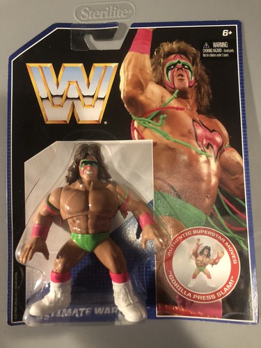 WWE Mattel Retro Series 1 Ultimate  Warrior WWF AE...