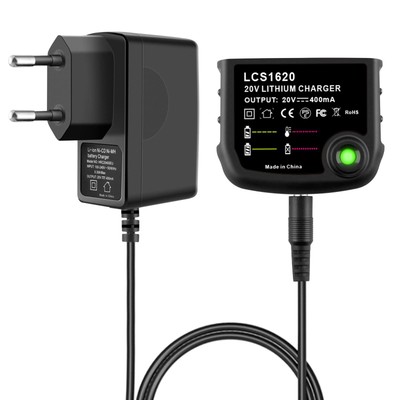 LCS1620 Chargeur de Batterie LithiumIon pour Black & Decker 20V Batteries LBX...