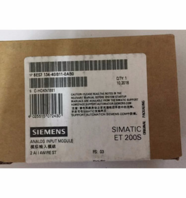 NEW Siemens 6ES7134-4GB11-0AB0 6ES7 134-4GB11-0AB0 Analog Input Module