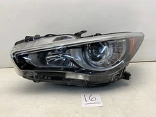 2014 2015 2016 2017 Infiniti Q50 Driver Side Full LED W/O AFS Headlight OEM