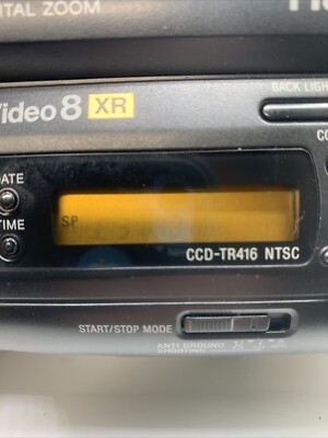 Sony Handycam CCD-TR416 Video 8 XR Camcorder, 180x Zoom For Parts