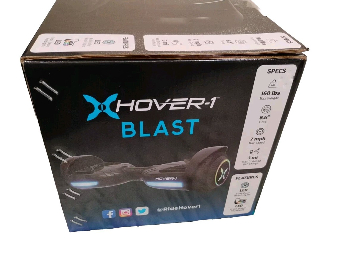 Hover-1 Blast Electric Hover board LED Wheels LED Sensor Black 7