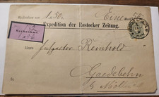 Deutsches Reich 1881 Mi.Nr.44 Expedition Rostocker Zeitung